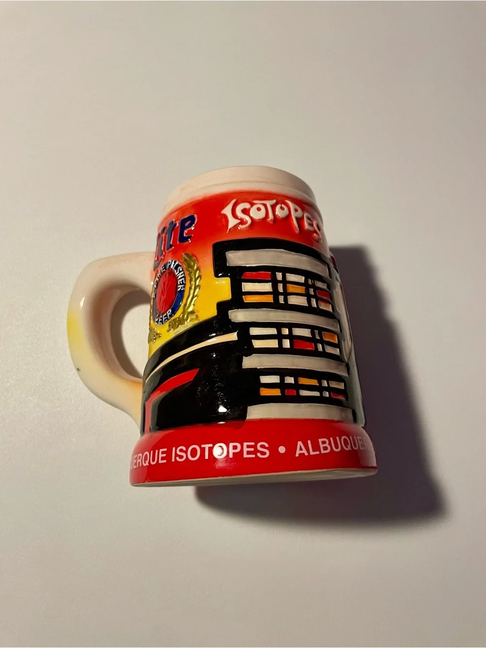 Albuquerque Isotopes Miller Lite Baseball Beer Stein - The Simpsons Inspired Mug